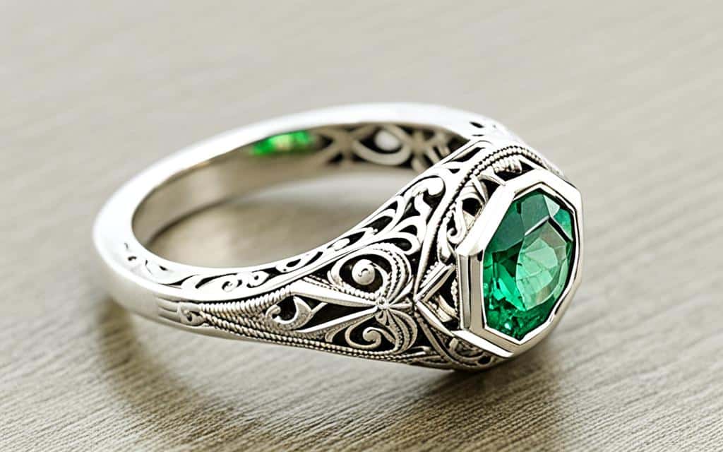 emerald ring antique