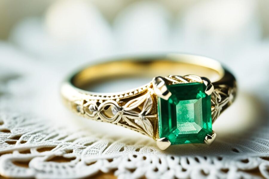 Starting Family Tradition With A Vintage Emerald Ring